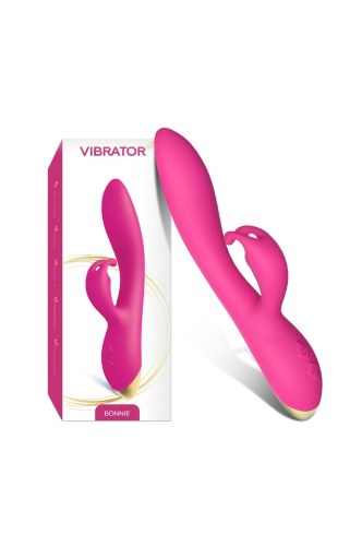 Wibrator króliczek masażer łechtaczki 22 cm 9 trybów różowy